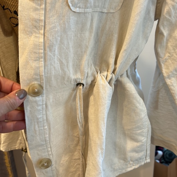 Liz Claiborne linen/ cotton Summer jacket - Picture 3 of 7